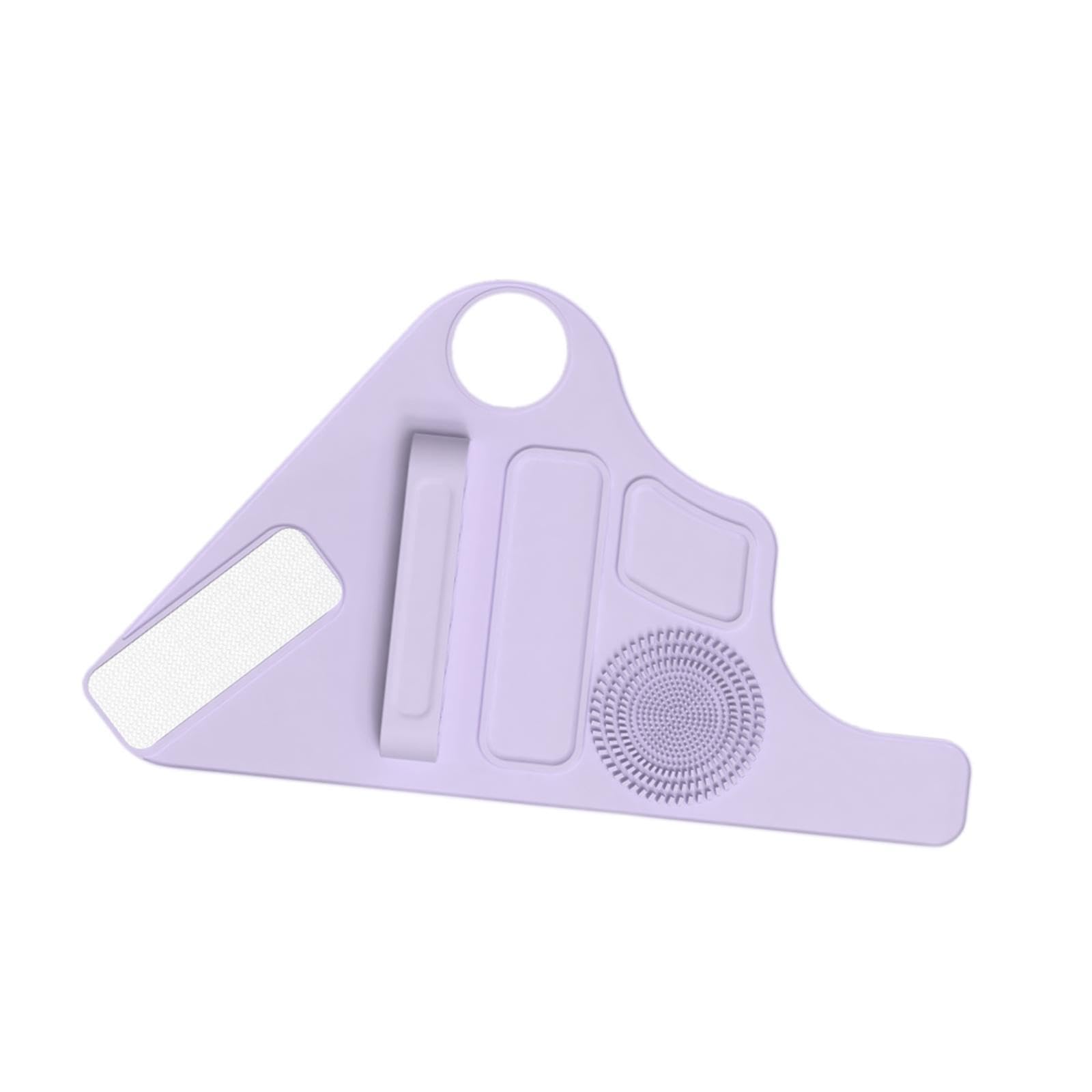 CALANDIS™ Silicone Makeup Pad Storage Makeup Brush Cleaning Mat for Art Supplies Brush Purple | Brush Cleaners | Makeup Tools & Accessories | Makeup 3