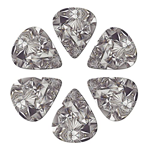 Lot de 6 médiators en diamant pour guitare acoustique, guitare électrique, basse, ukulélé – fins, moyens et épais. - Les Beatles, Paul McCartney, John Lennon, RIngo Starr, George Harrison Lot de 6 médiators en diamant pour guitare acoustique, guitare électrique, basse, ukulélé - fins, moyens et épais. – Image 5