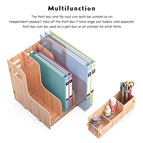 JOPOO Magazine File Houder Bureau Organizer Opslag Document Rack voor School Student - Image 6