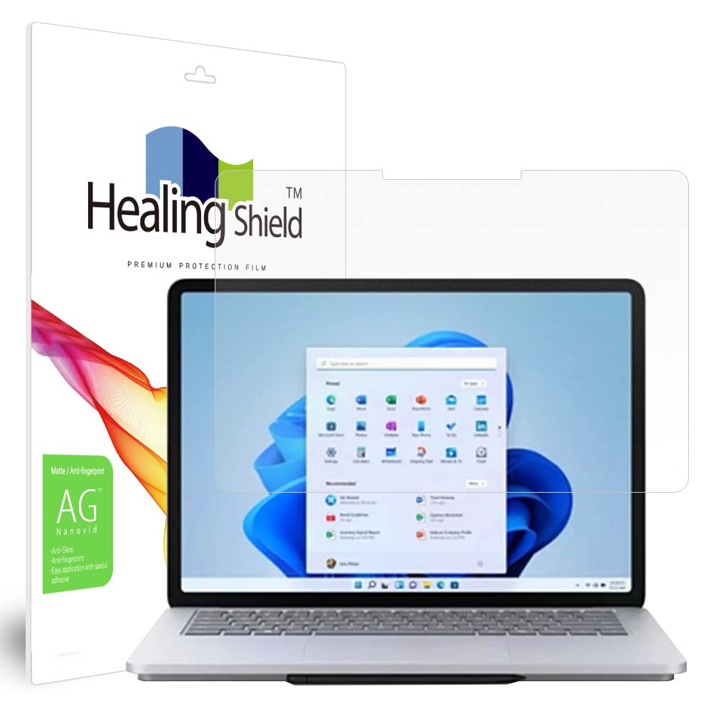 Muellery Healingshield Screen Protector Anti-Fingerprint Anti-Glare Matte Film Compatible with Microsoft Surface Laptop Studio PHAG1689_Laptop