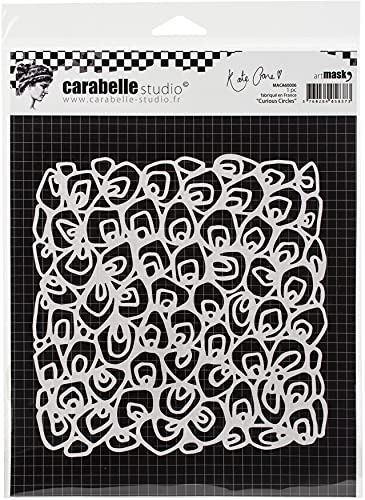Carabelle Studio Square Mask 6" By Kate Crane-Curious Circles