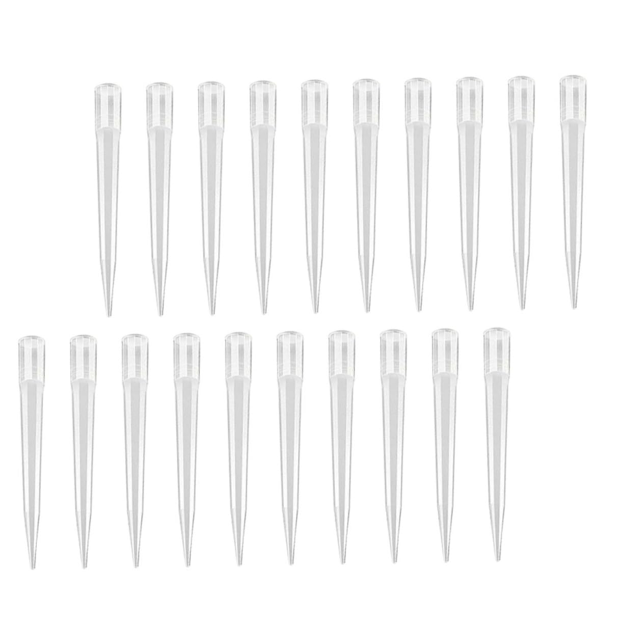 LIFKOME Transparent Liquid Pipette Tips Plastic Tips for Accurate Liquid Transfer Compatible with Pipettes Laboratory Supplies for Scientific Use