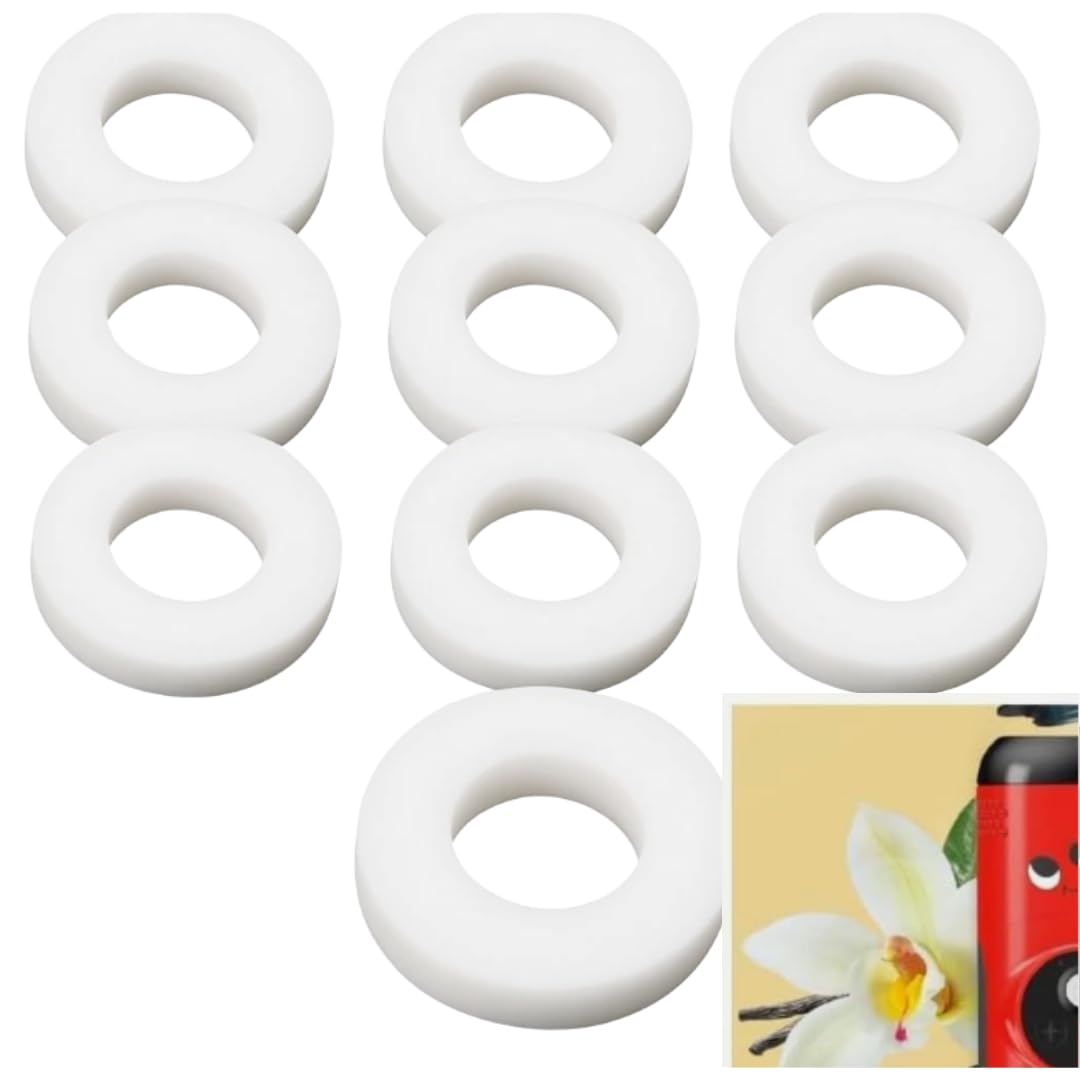 Vanilla Strong Scented 10x Pack Hoover Air Freshener Disc Pod For Numatic Henry Hetty Quick Pet Handheld Vacuum Cleaner