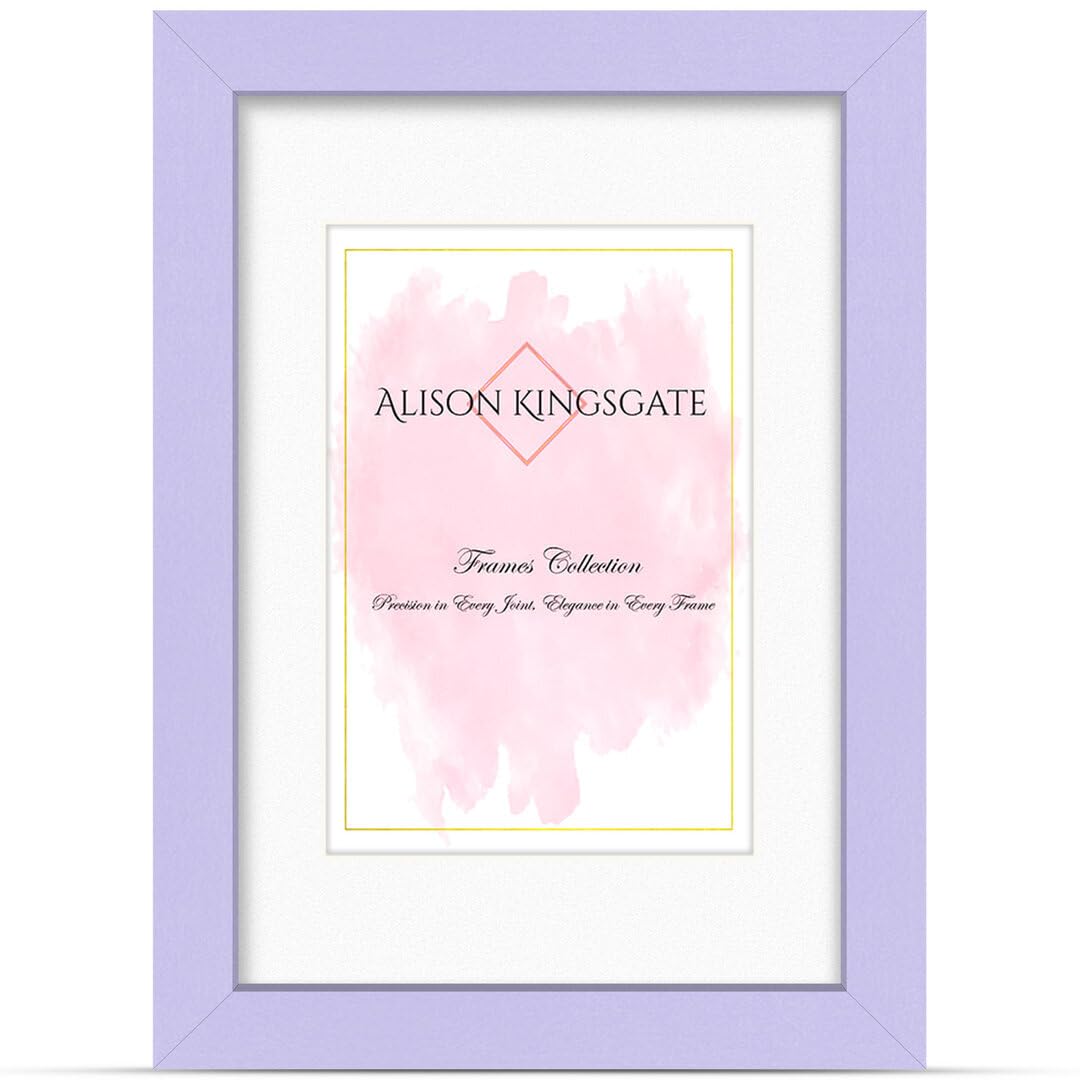 Alison Kingsgate A3 PURPLE Picture Frame with Mount for A4 Photos
