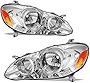 JSBOYAT Headlight Assembly Replacement for Toyota Corolla 2003-2008 Headlamps Replacement Passenger and Driver Side