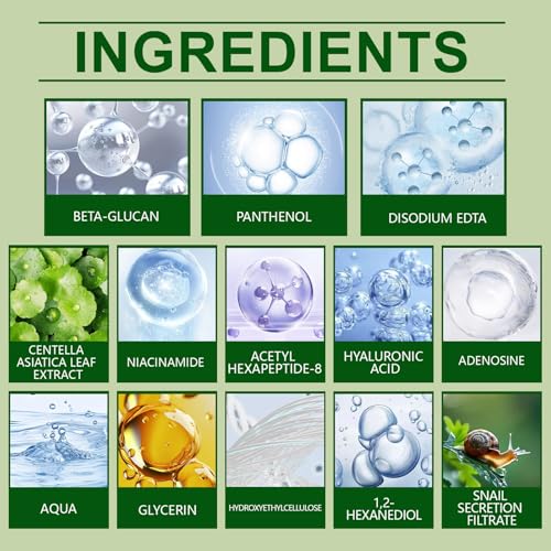 Image of Korean-Inspired Skincare Toner Pads - Anti-Aging Care for Fine Lines, Wrinkles & Dark Spots - Hydrating Facial Pads with Snail Mucin, Niacinamide & Centella - 100 Count