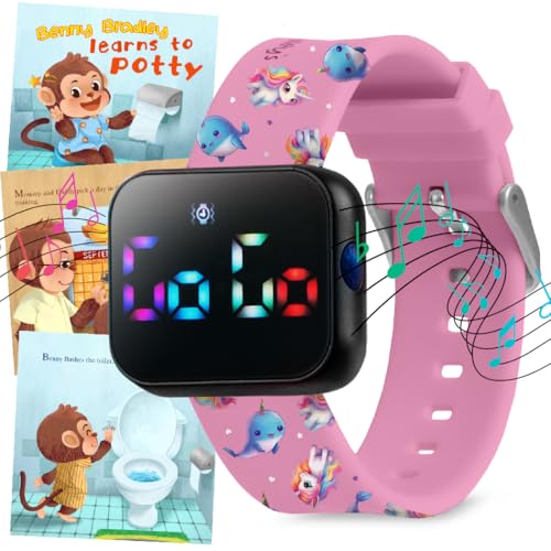 Potty Training Watch for Kids V2 – A Water Resistant Toilet Reminder Device for Boys & Girls to...