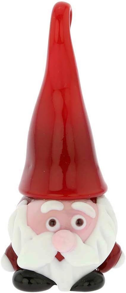 Glass Of Venice Murano Glass Santa Christmas Ornament Figurine