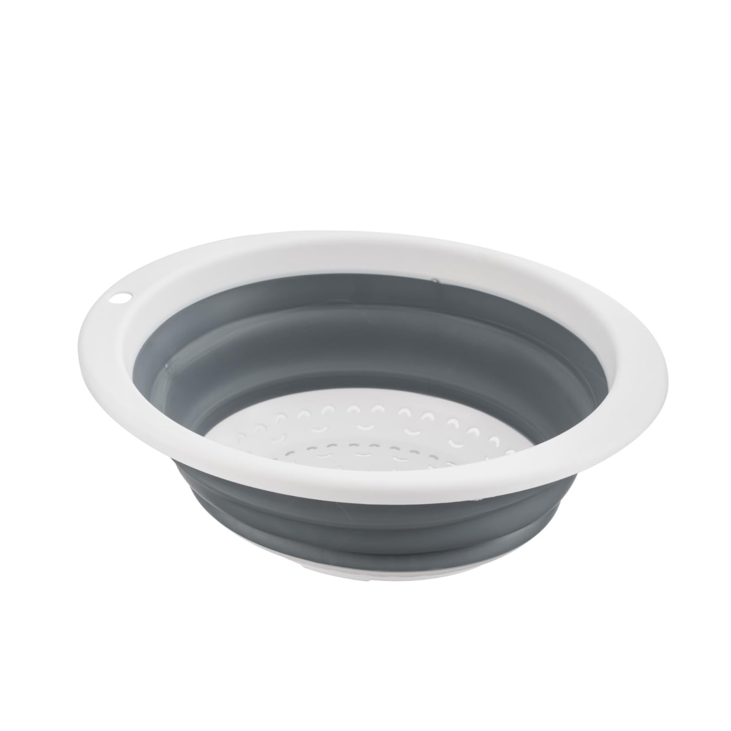 HOMESHOPA Oval Collapsible Silicone Colander, Foldable Kitchen Food Strainer, Food Grade Silicone Drain Basket for Draining Pasta, Fruits, Vegetable, Space-Saving & BPA Free