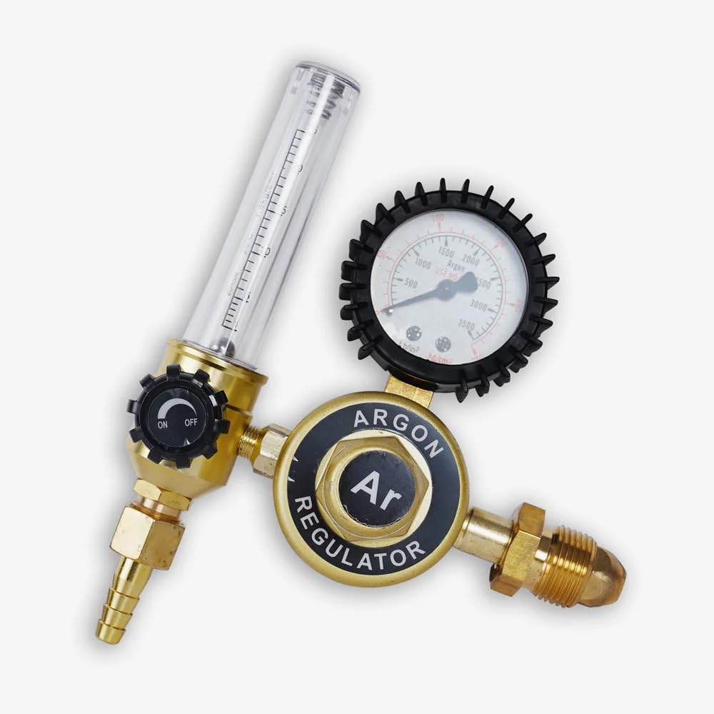 Argon Gas Regulator with Flow Meter, Arc Welding Equipment, ISO Certified, Brass Construction-picture-12