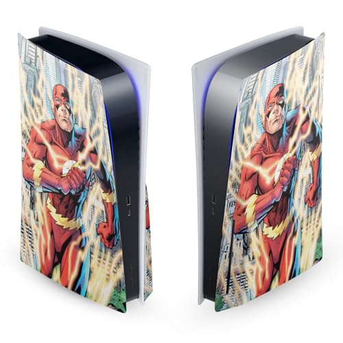 Skin PS5 Flash DC Comics autocollant de jeu pour console PlayStation 5