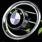 Simvsar Car Air Vent Perfume Air Conditioner Freshener Diffuser Diamond Ornaments Release Fragrance for All Car Interior Accessories (for BM-W)