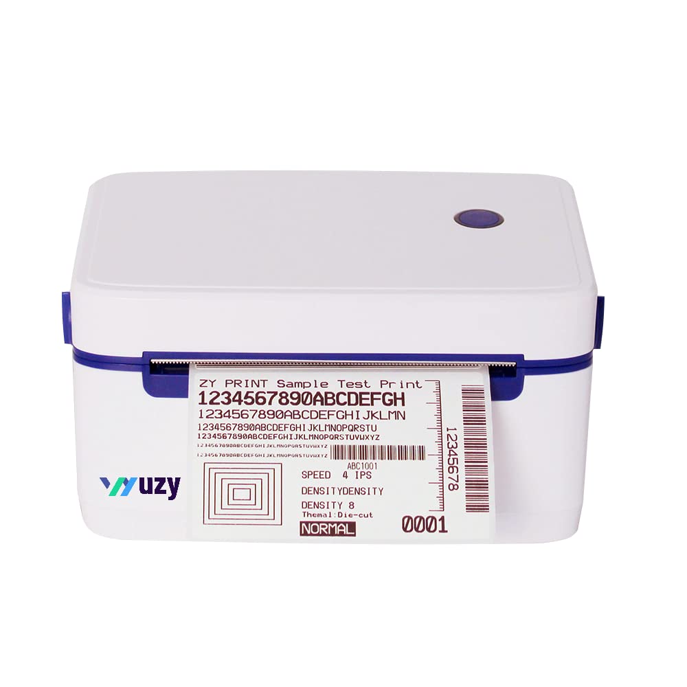 WUZY 4x6 Versandetikettendrucker, kommerzielle Qualität, direkter Thermo-Hochgeschwindigkeits-Versanddrucker für Versandetiketten, Zuhause, kleines Unternehmen, kompatibel mit Etsy, UPS, USPS
