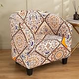 AJUSTEMENT PARFAIT POUR LE CANAPɠ: cette housse de chaise de baignoire a de l'élasticité, peut envelopper complètement votre chaise de baignoire et peut bien protéger vos meubles des taches et prévenir leurs dommages. Il convient très bien aux familles avec enfants et animaux domestiques, pour donner à votre canapé un aspect neuf