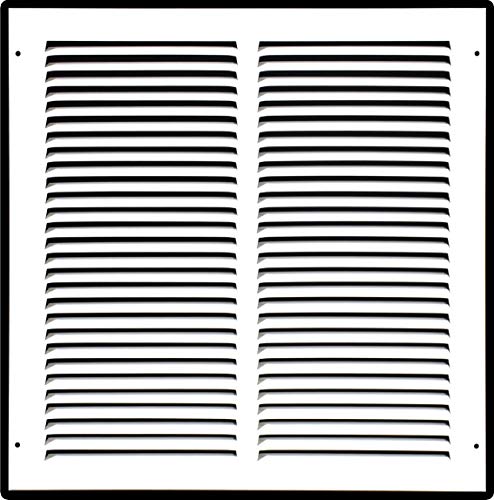 Venti Air 20 In. X 20 In.  Takes 2 In. Thick Filter  Square Return Air Filter Grille Of Steel In White H2fg2020