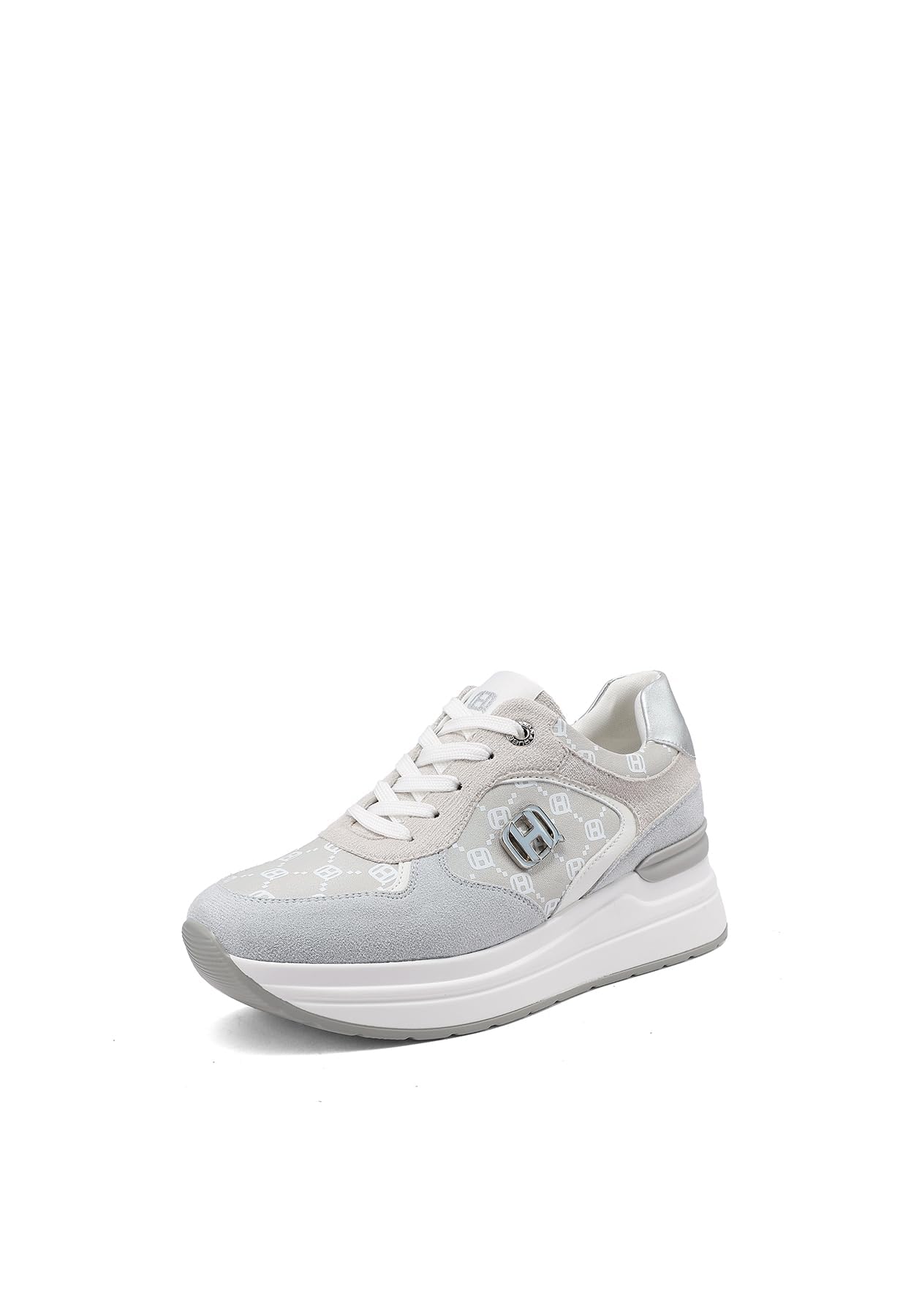 QUEEN HELENA Sneakers Platform Scarpe da Ginnastica con Zeppa Donna X33-20