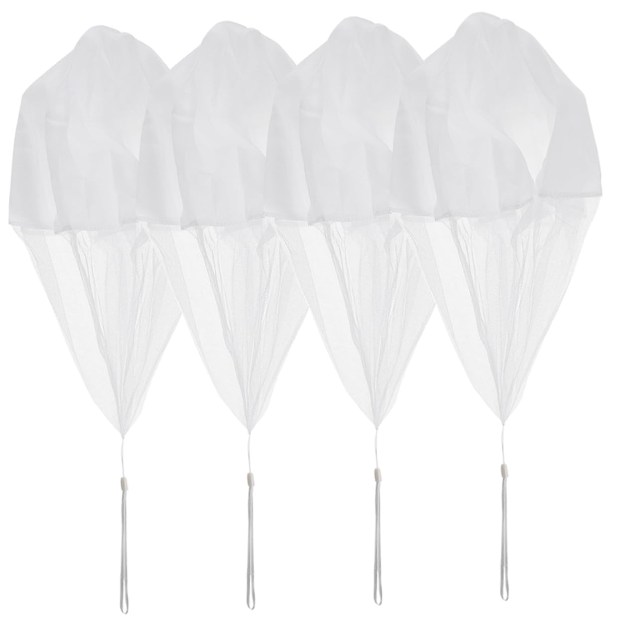 Abaodam 4pcs Parachute with String Flying Playthings for Present for Creative Outdoor Fun and Skill Development