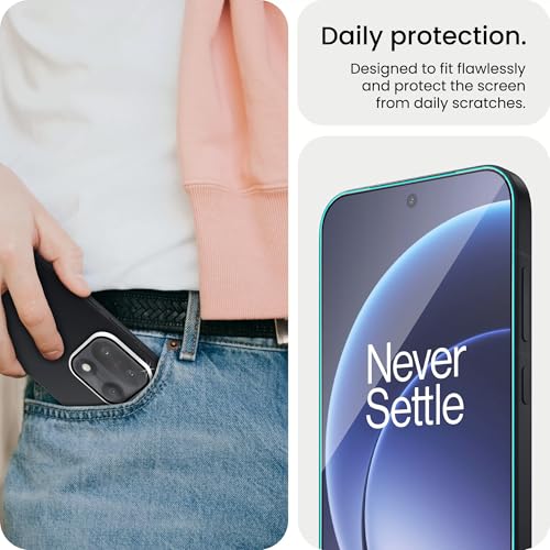 Image of ArmourPro Edge to Edge Tempered Glass for OnePlus 15 with Silver Camera Ring Guard, 9H Screen Protector, Anti-Scratch, Anti-Fingerprint, Bubble-Free Installation Kit