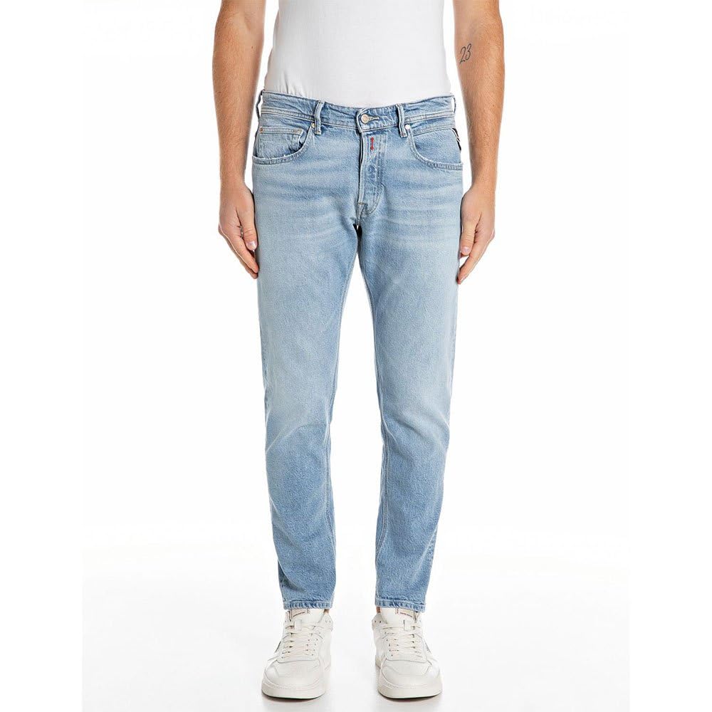 Replay Herren Jeans Willbi Regular-Fit Original, Blau (Light Blue 010), 29W / 32L