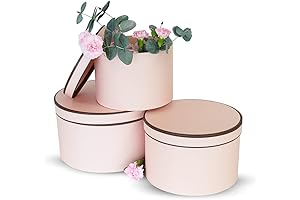 UNIKPACKAGING Premium Quality Round Flower Boxes for Arrangements