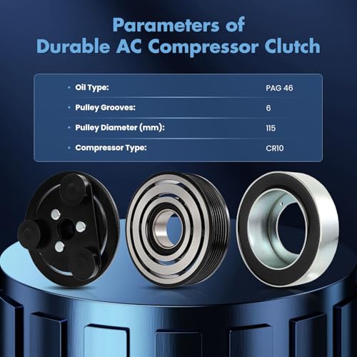 Image of ECCPP AC Compressor Clutch Fit for Nissan Versa 1.8L 2007-2012