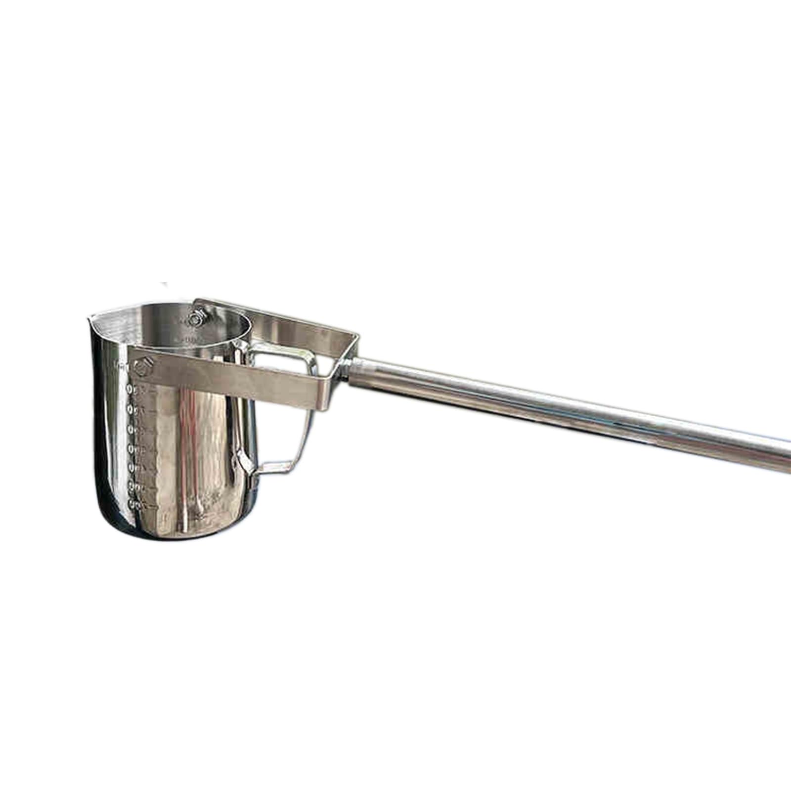 Telescopic Rods Water Sampler On Pole, Ultra Light Rod Stainless Steel Beaker Pendulum Beaker Sampler, Vertical Swing Dipper Sampling for