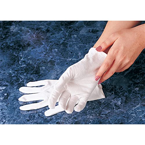 Carex Health Brands Soft Hands Cotton Gloves Large - Image 3 thumbnail