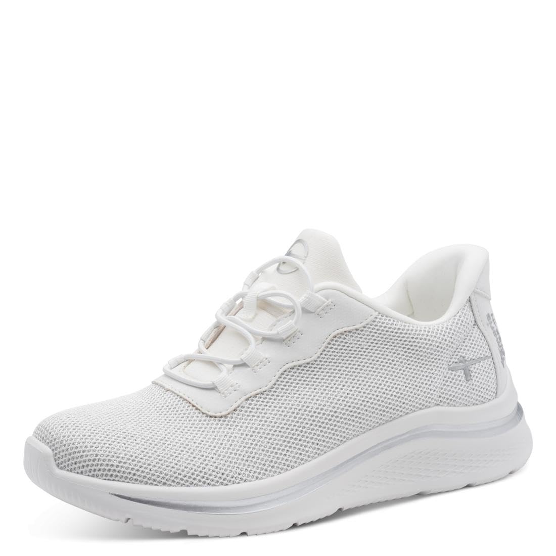 Tamaris Comfort Women's Low 8-83726-45 Trainers, White/Silver, 41 EU