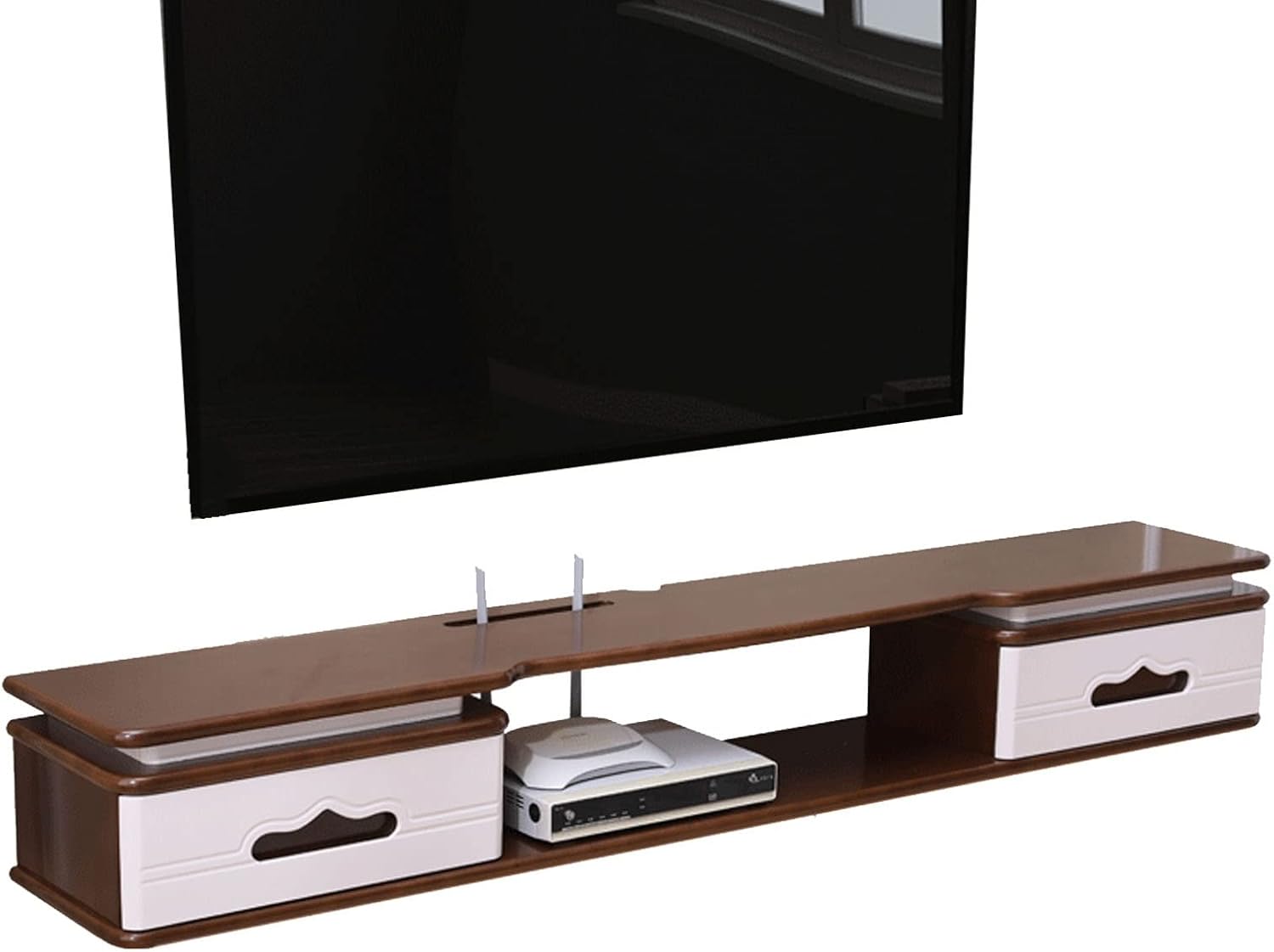 Uvency Wall Mounted Tv Unit Floating Tv Stand Wall Mounted, 120Cm Wall