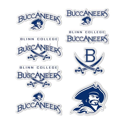 Autocollant en vinyle Blinn College NCAA feuille complète haute résistance tout support