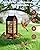 Hanging Bird Feeder for Outdoors, Metal Bird Seed Feeder with Roof, Large Capacity Wild Bird Feeder for Garden Yard Patio, Squirrel Resistant Easy Refill Bird Feeder