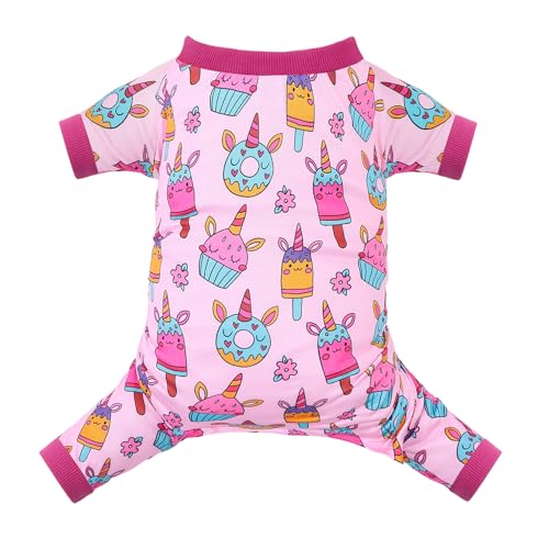 Image of CuteBone Small Dog Pajamas Shirt Stretchy Summer Puppy Pjs Soft Cat Onesies Pet Clothes for Daily Wear DA30M
