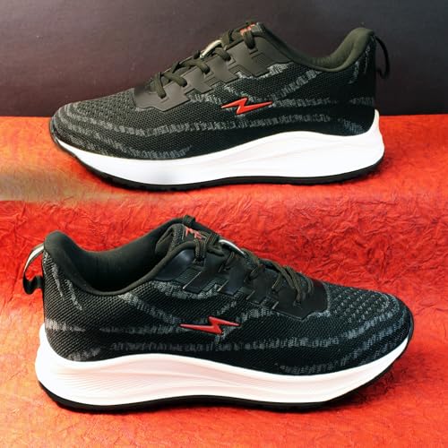 Image of ATHCO Mens Ontario Memory Foam Comfort Shoes|Running|Walking|Training|Gym|Jogging|Sneaker|Athletic|Laceup|Flexible|Lightweight|Dailyuse|Sports|Casual|ExtraSoft|Fitness