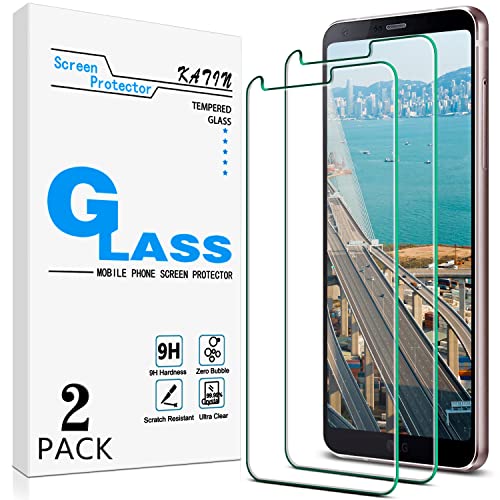 KATIN LG G6 Screen Protector - [2-Pack] (Japan Tempered Glass) LG G6 / LG G6 Plus Screen Protector Easy to Install, Bubble free, 9H Hardness with Lifetime Replacement Warranty