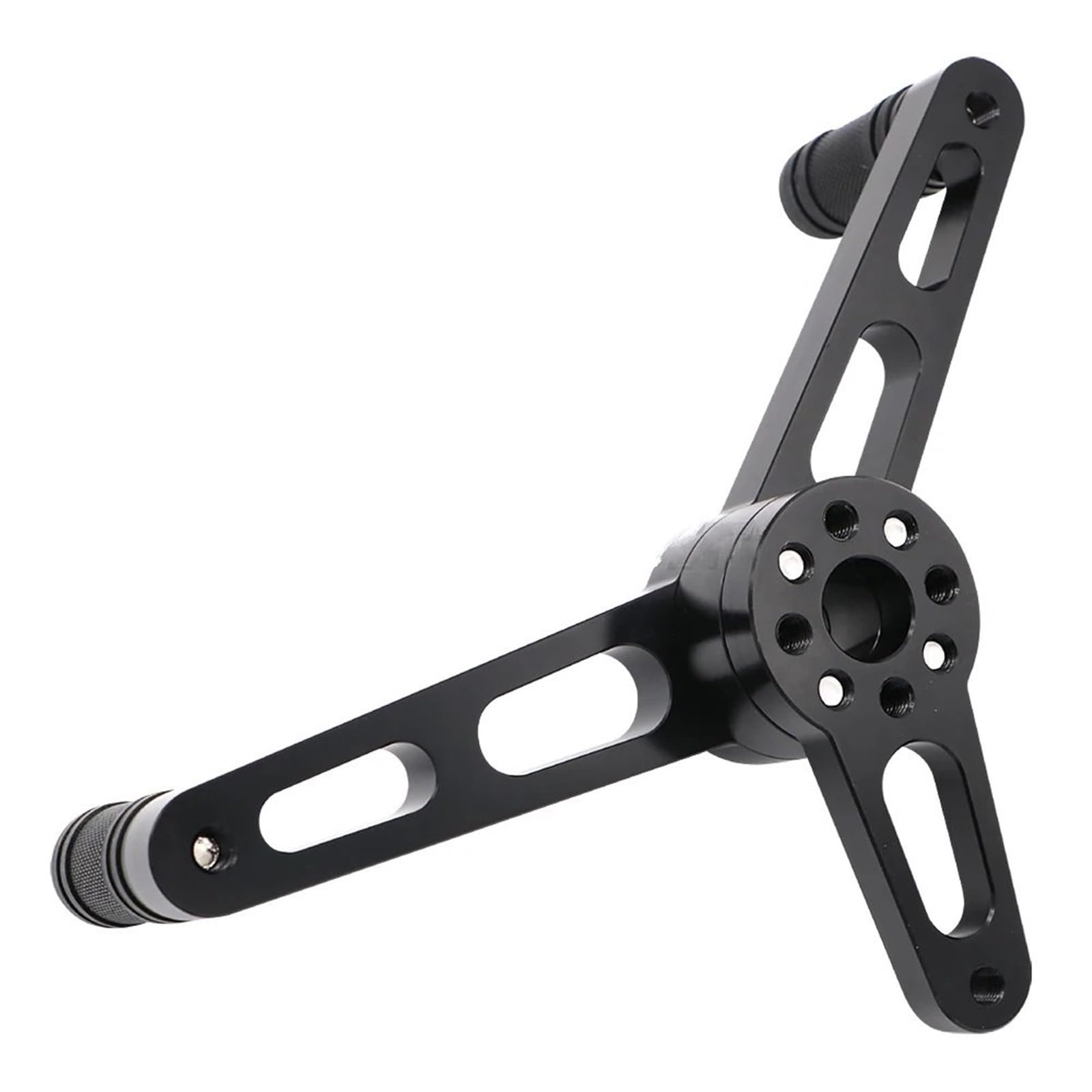 ASHCOUZ Pedale del cambio Leva del Cambio Pieghevole per Per per Sportster XL Iron 883 1200 Custom Low Forty-Eight Ricambi per Leve cambio Para controllo avanzato tallone e della punta(A Black)