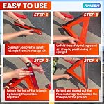 3 Pack Safety Triangles Kit, - Image 3