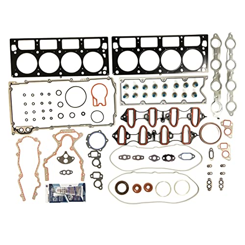 Image of PartsFlow Head Gasket Set For 2002 2003 Cadillac Escalade 6.0L V8 For 2001 2002 2003 Chevrolet Silverado 2500 6.0L V8 For 2001 2003 2003 GMC Yukon Denali Xl 6.0L V8 FS8-10460E