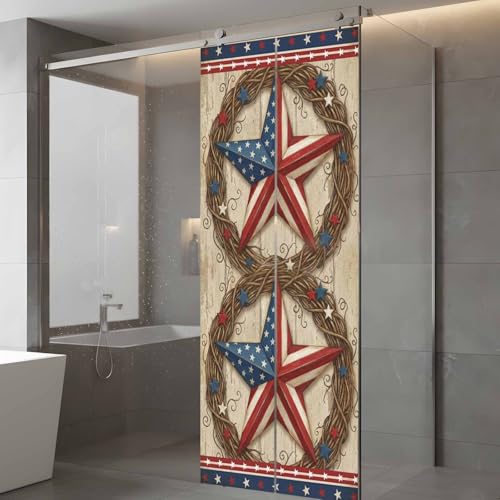 Película de privacidad para ventana frost con bandera USA 23.6x59 in miniatura 3