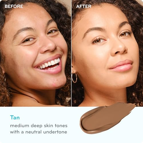 Image of pūrlisse Perfect Glow BB Cream SPF 30 - Luminous Matte Tinted Moisturizer with SPF - Korean Skin Care Formula with Goji & Hawthorn Berry to Hydrate, Brighten & Even Skin - Tan (1.4 oz)