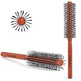 💈 VON BARBIEREN EMPFOHLEN: Unsere Bartbürste frischt trockenes und strohiges Barthaar wieder auf, verleiht Glanz und sorgt für eine frische und gepflegte Bartpracht. Pflege, Style, Föhne wie ein Barbier! Mit den Rundbürsten von The Beardy Bro