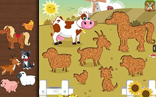 Quebra-cabeça com Animais para Crianças e Pré-escolares