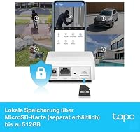 TP-Link Tapo H200 Smart IoT Hub, bis zu 64 Schalter & Sensoren oder Tasten + 4 Batteriekameras oder Türklingeln, Nicht kompatibel mit Tapo Kameramodelle mit Netzkabel, Kasa Thermostat KE100 – Ansicht 5