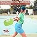 HUDEF Pickleball Paddle,USAPA Approved Pickle Ball Paddle with Cover, Graphite and Fiberglass Pickleball Paddle,Polypropylene Honeycomb Core Pickleball Racket with Comfort Grip Green