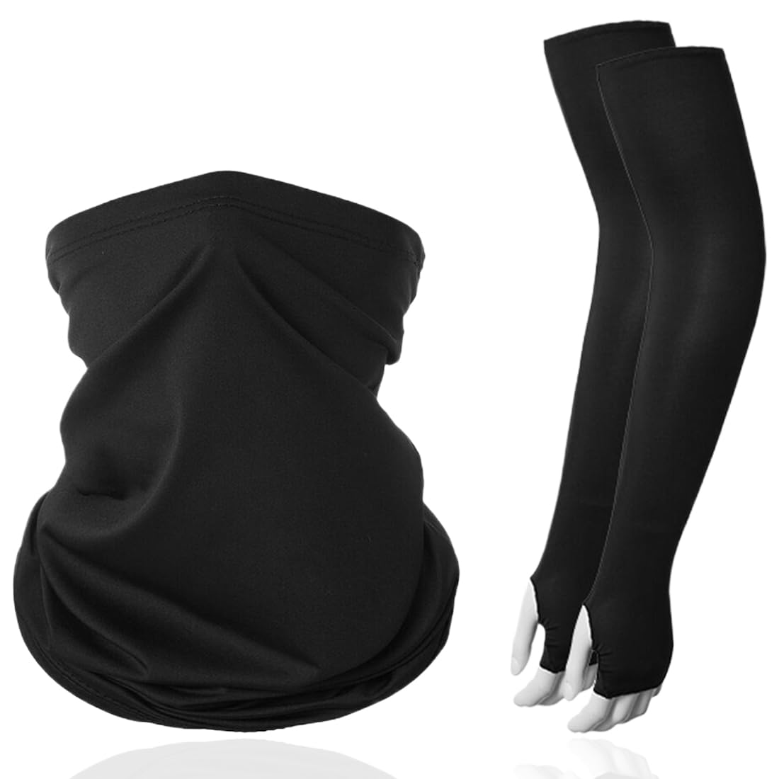 KEYRI Cache-Cou Élastique 4 Pièces - Tour De Cou Multifonction Unisexe Pour Sport Et Hiver