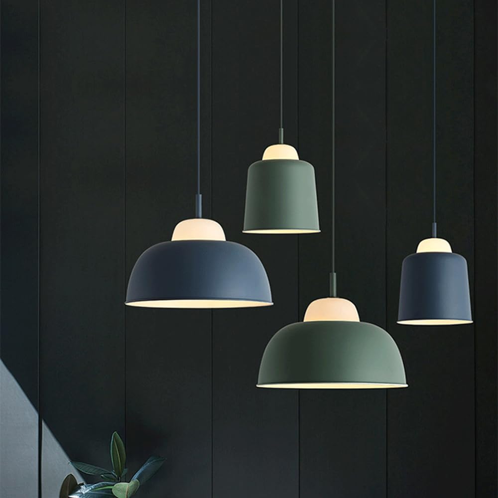 Nordic Creative Lampa Wisząca, Mała Lampa Wisząca, Żyrandole Z Metalowym Kloszem, Wiszące Oprawy Oświetleniowe, Lampy Wiszące W Stylu Industrialnym, Do Przedpokoju, Kuchni, Wyspy CJSLXGBL