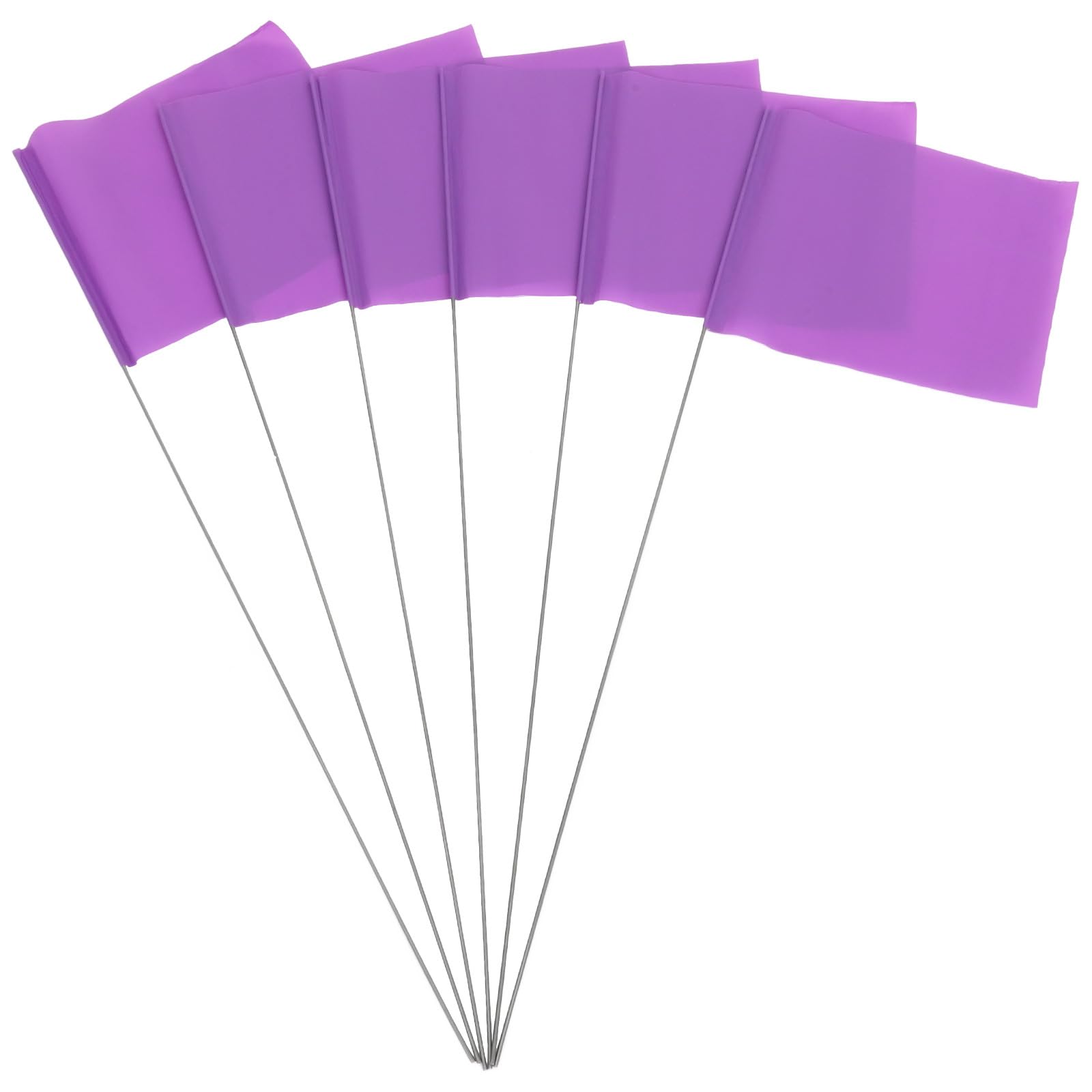 Drapeaux de Jardin en Pvc Fil D'acier pour Marquage Extérieur de Pelouses
