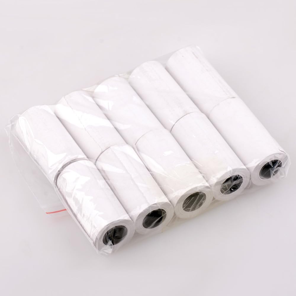 Rollos de papel térmico para recibos de caja registradora, rollos para recibos de mini impresora, 58 mm x 30 mm, 10 unidades