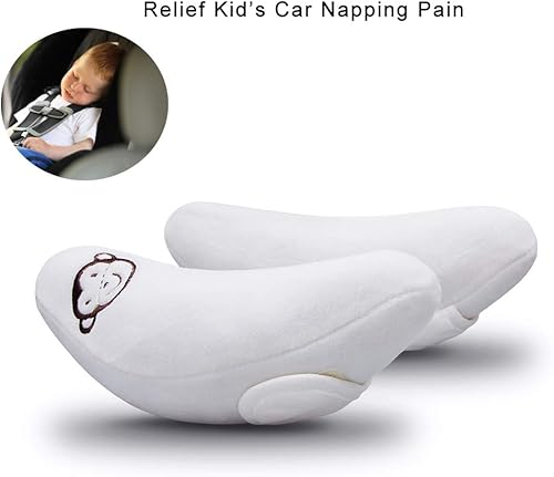 Miniatura 3 de Inchant Soporte ajustable para el cuello de la cabeza del bebé, cojín de seguridad para asiento de automóvil de viaje, almohada de plátano, soporte