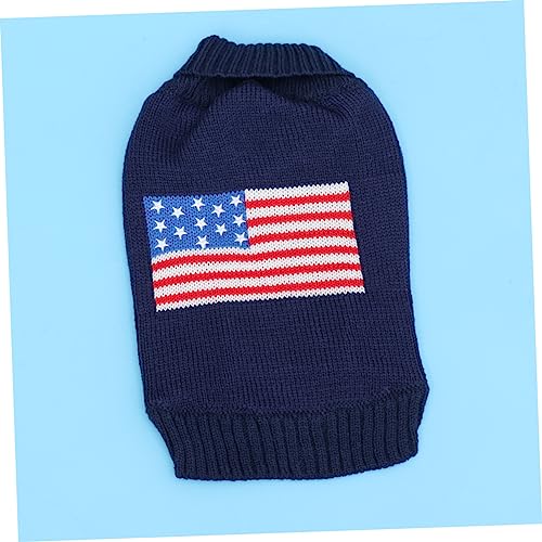 Suéter para perro con bandera americana, talla S miniatura 3