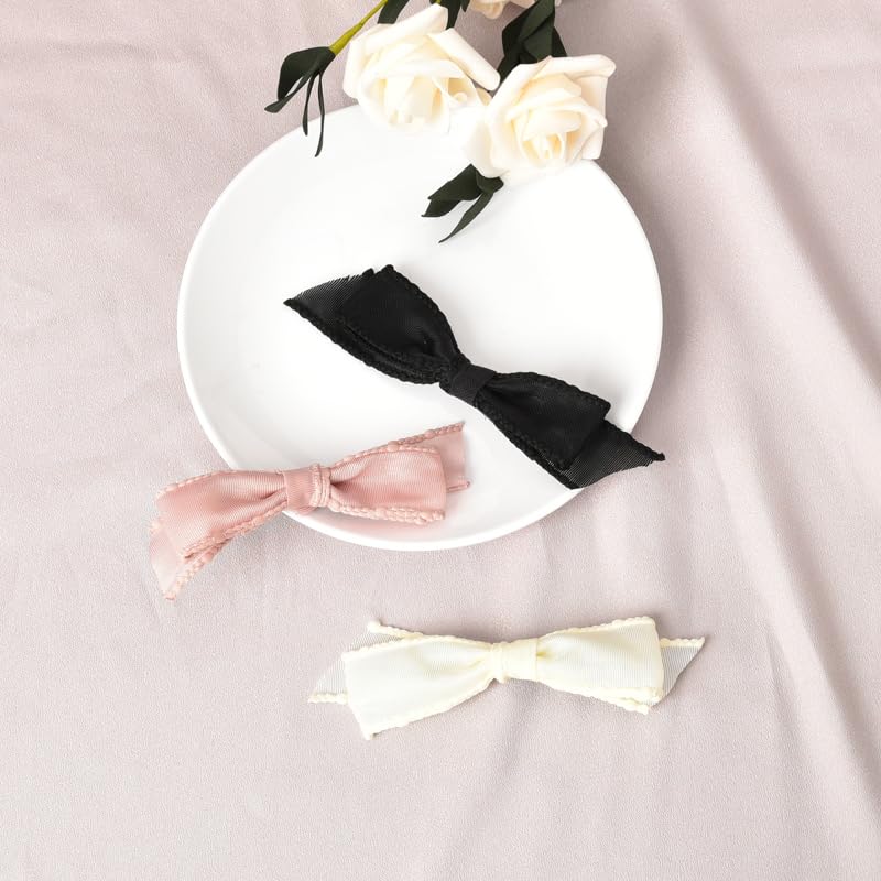 Miniatura 5 de Pinzas para el cabello con lazo, accesorios para mujeres y niñas, lazos de gasa, pasadores para el pelo para adolescentes, pinzas de lazo de